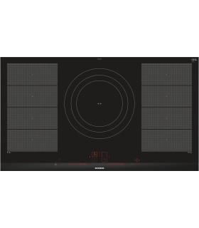 Siemens EX975LVV1E iQ700, Placa inducción, 90 cm, negro