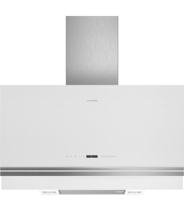 Siemens LC97FVW20 iQ700, Campana decorativa de pared, 90 cm, Cristal blanco