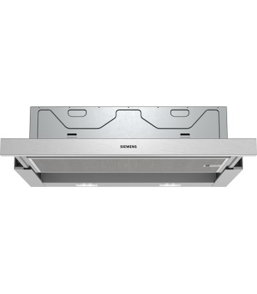 Siemens LI64MB521 iQ100, Campana telescópica, 60 cm, plata metalizado