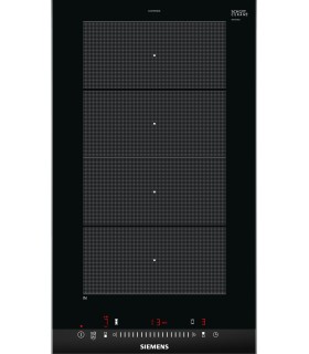 Siemens EX375FXB1E iQ700, Placa dominó, Inducción, 30 cm, negro