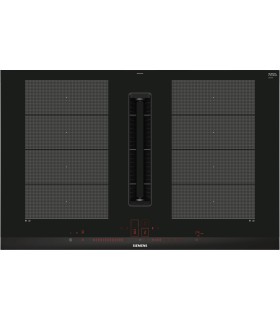 Siemens EX875LX67E iQ700, Placa de inducción con extractor integrado, 80 cm