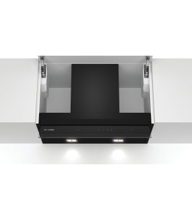 Siemens LJ67BAM60 iQ500, Campana decorativa integrada, 60 cm, Cristal negro