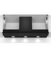 Siemens LJ97BAM60 iQ500, Campana decorativa integrada, 90 cm, Cristal negro