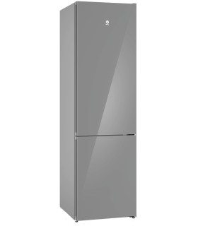 Balay 3KFC869AI Frigorífico combinado de libre instalación, Acabado en cristal, 203 x 60 cm, Grafito