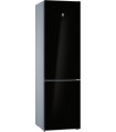 Balay 3KFD765NI Frigorífico combinado de libre instalación, Acabado en cristal, 203 x 60 cm, Cristal negro