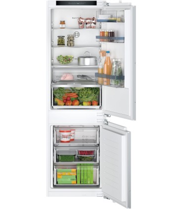 Bosch KIN86VFE0 Serie 4, Frigorífico combi integrable, 177.2 x 54.1 cm, Puerta fija