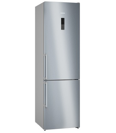 Siemens KG39NAIBT iQ500, Frigorífico combinado de libre instalación, 203 x 60 cm, Acero inoxidable antihuellas