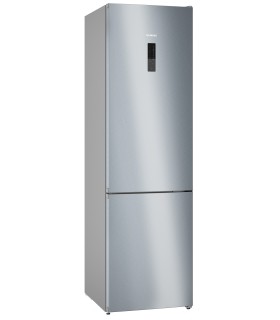 Siemens KG39NXIBF iQ300, Frigorífico combinado de libre instalación, 203 x 60 cm, Acero inoxidable antihuellas