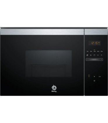 Balay 3CG4172X2 Microondas integrable, 60 x 38 cm, Cristal negro - acero inox