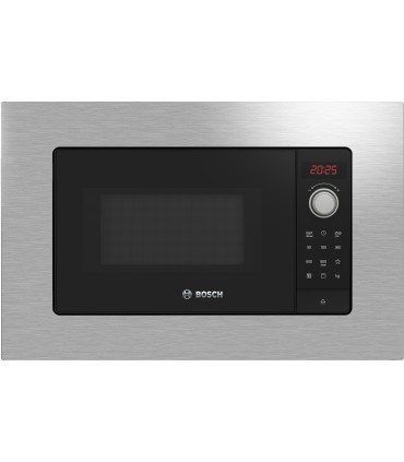 Bosch BEL623MS3 Serie 2, Microondas integrable, 60 x 38 cm, Acero inoxidable