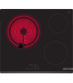 Bosch PKK631BB8E Serie 4, Placa vitrocerámica, 60 cm, negro, Placa sin perfiles