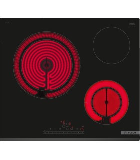 Bosch PKK631FP8E Serie 6, Placa vitrocerámica, 60 cm, negro, Placa sin perfiles