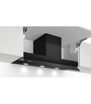 Balay 3BD997GN Campana decorativa integrada, 90 cm, Cristal negro