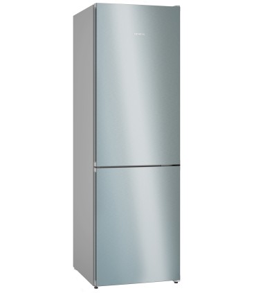 Siemens KG36N2ICF iQ300, Frigorífico combinado de libre instalación, 186 x 60 cm, Acero inoxidable antihuellas