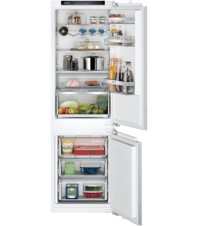 Siemens KI86NHFE0 iQ300, Frigorífico combi  integrable, 177.2 x 54.1 cm, Puerta fija