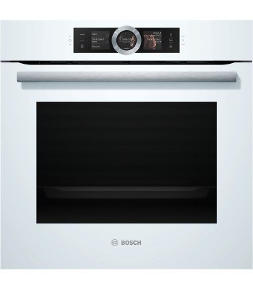 Bosch HSG636BW1 Serie 8, Horno con vapor, 60 x 60 cm, Blanco