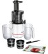 Bosch MESM500W Extractor de jugos lento , VitaExtract, 150 W, Blanco