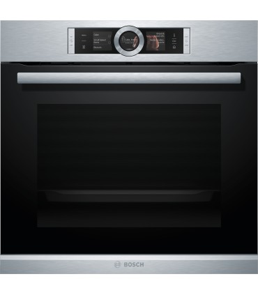 Bosch HSG636ES1 Serie 8, Horno con vapor, 60 x 60 cm, Acero inoxidable