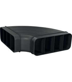 Bosch HEZ9VDSB1 Conducto plano rectangular, Codo 90º para tubo plano horizontal