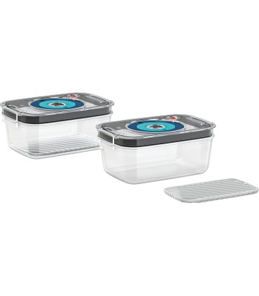 Bosch MSZV0FC2 Pack de 2 recipientes para envasar al vacío de 1,2 l