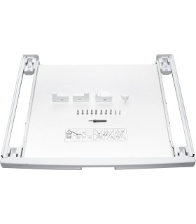 Bosch WTZ11400 Kit de unión con mesa extraíble para lavadora y secadora
