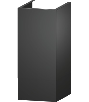 Siemens LZ11IBK61 Prolongador de chimenea para campana decorativa, 450-854 mm, Negro