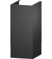 Siemens LZ11IBK61 Prolongador de chimenea para campana decorativa, 450-854 mm, Negro