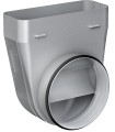 Siemens LZ31WWX11 Conducto adaptador plano-redondeado, diámetro 150 mm, 90º
